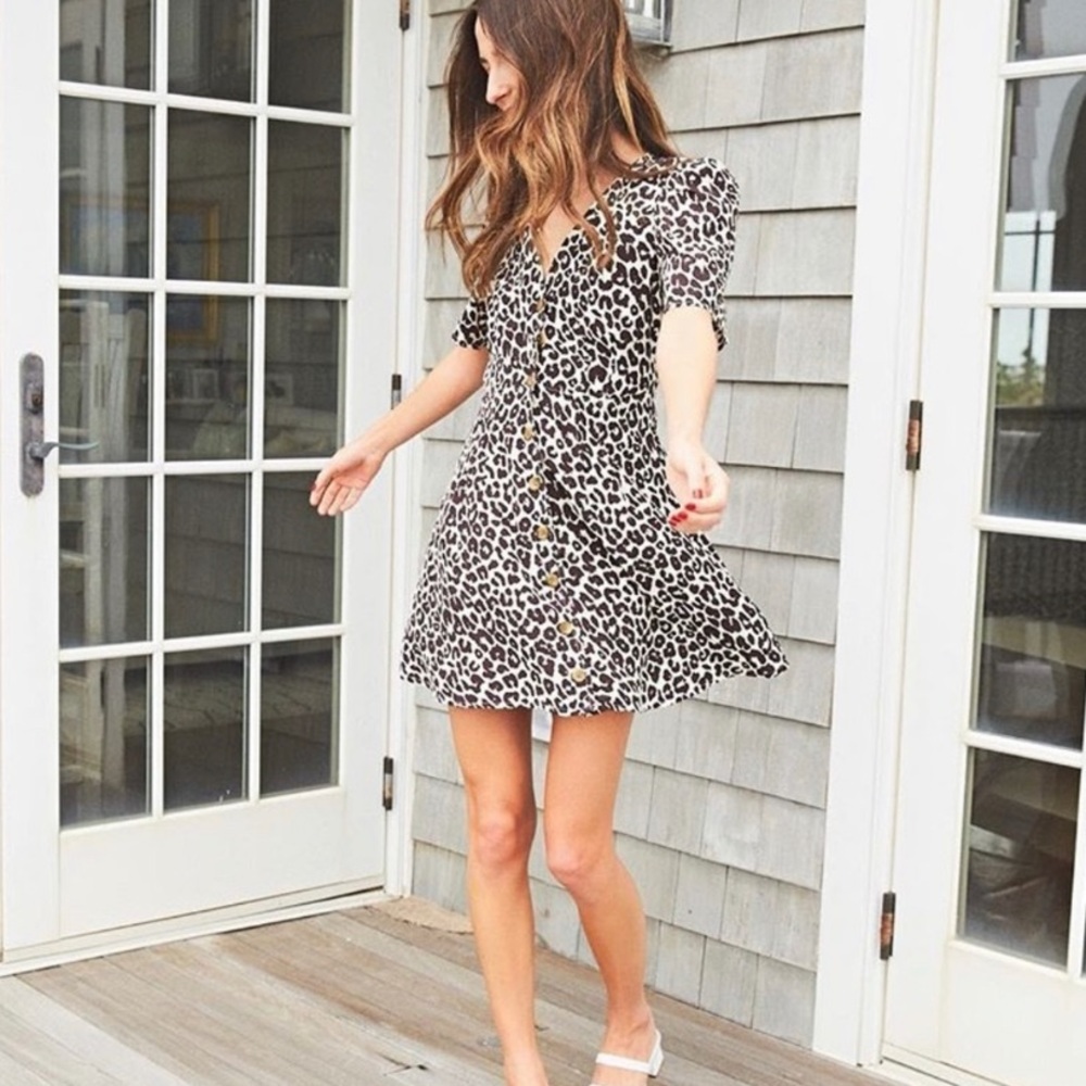 Button Mini Dress